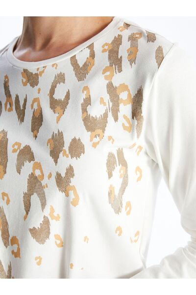 LC Waikiki Dámská halenka s dlouhým rukávem a výstřihem