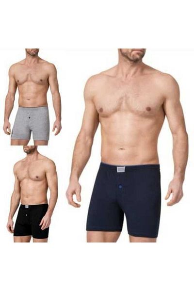 Namaldı 125 Πετσέτες μέσης 100% βαμβακερές 6 τεμαχίων Navy Blue Ανδρικά μπόξερ