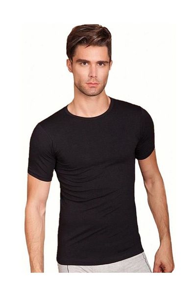 Berrak (6 Pieces) Cotton Men's Crew Neck Undershirt