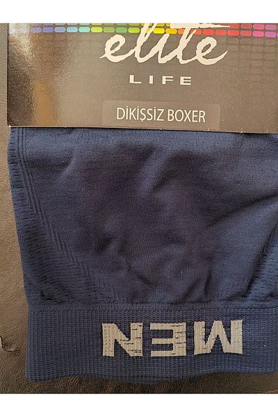 Elite Life Ανδρικά μπόξερ χωρίς ραφές Elite Life - L έως XL, Navy (E 900)