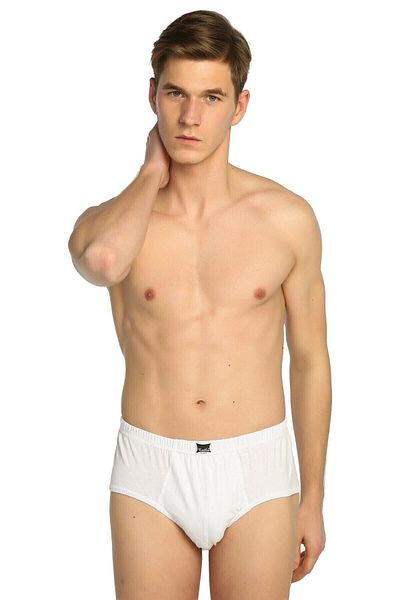 Tutku 5 Pieces White Color Combed Cotton Panties