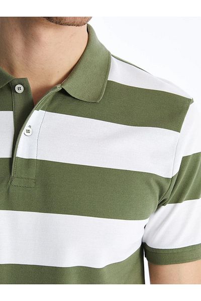 LC Waikiki LCWAIKIKI Classic Polo Collar Short Sleeve Color Block Pike Men's T-Shirt