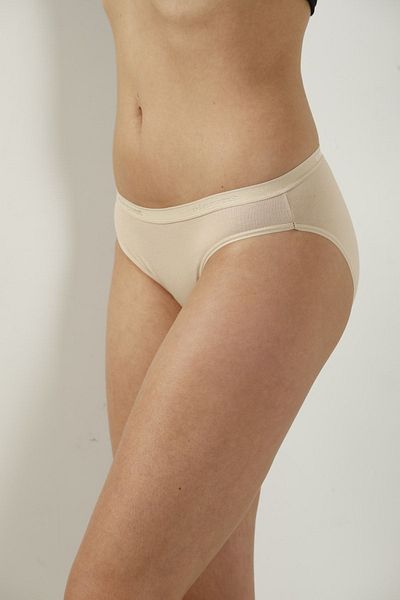 Elegant Women's White Bamboo Bikini Panties 4-Piece