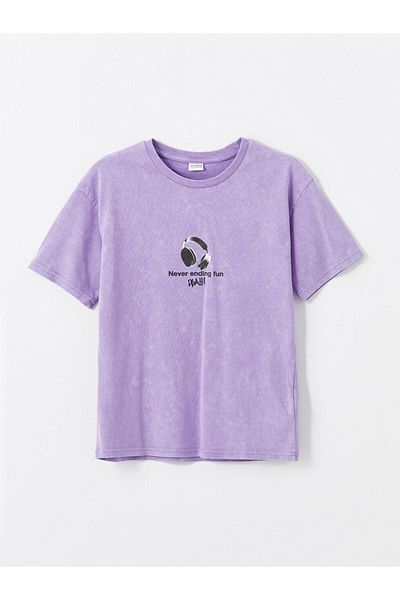 LC Waikiki Tricou oversize pentru băiat cu gât crew