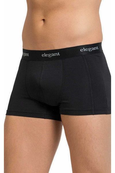 Öztaş Underwear Ανδρικό Black Bamboo Boxer Elegant 1982-y