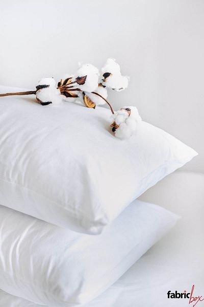 Fabric Box 2 Pieces 50x70 Cm Silicone Pillow Comfort Hotel Pillow