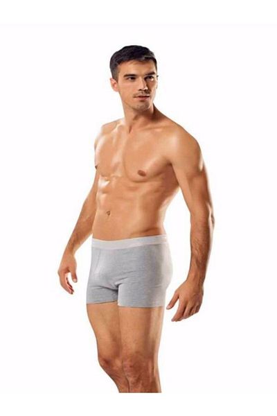 Namaldı Ανδρικά γκρι μπόξερ 6 πακέτων Lycra