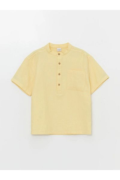 LC Waikiki LCW Kids Boy's Shirt - Comfortable Fit, Prevailing Collar