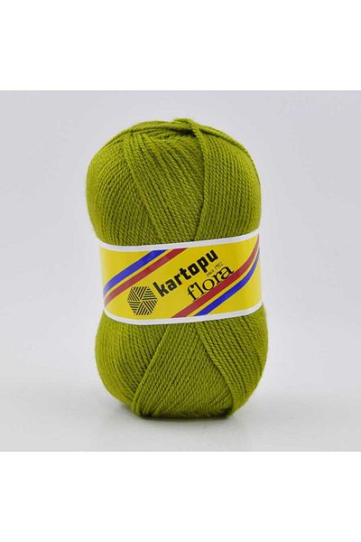 Kartopu Flora K357 5 Pieces Booties Yarn Green