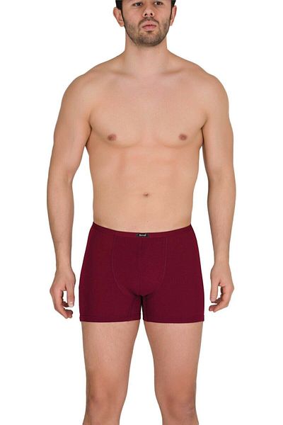Berrak 3 τεμάχια Claret Red Color Thin Belted Modal Boxers