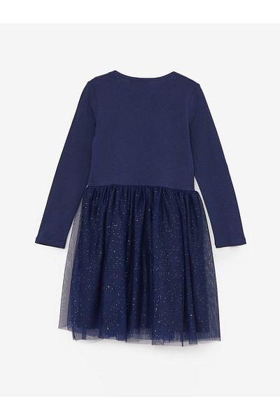 LC Waikiki Elsa Printed - Lány hosszú ujjú, nyakú ruha