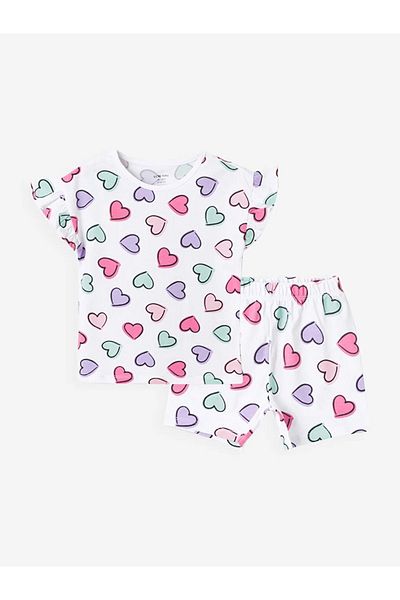 LC Waikiki LCW baby Baby Girl Pajama Set with Shorts