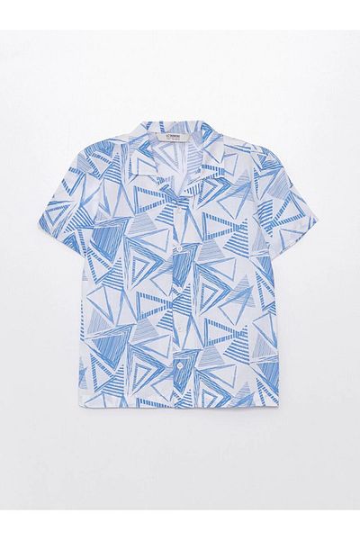 LC Waikiki LCW Kids Patterned Short Sleeve Boy's Shirt and Shorts
