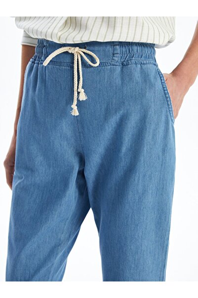 LC Waikiki Dámské džínové kalhoty - Slouchy Fit s elastickým pasem