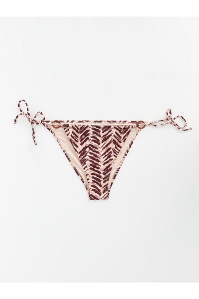 LC Waikiki Gemusterte brasilianische Bikinihose für Damen – UV-Schutz