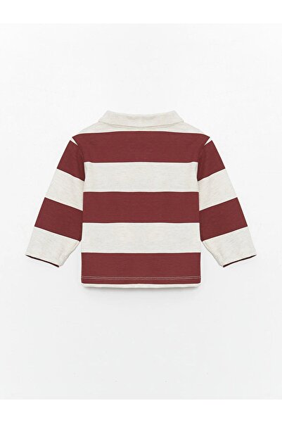 LC Waikiki Baby Polo Collar Long Sleeve Baby Boy T-Shirt and Trousers 2 Pieces Set