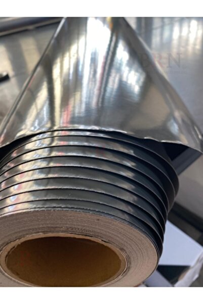 Genel Markalar Antrasit grii kendinden yapışkanlı mutfak dolabı dolap masa kaplama folyosu