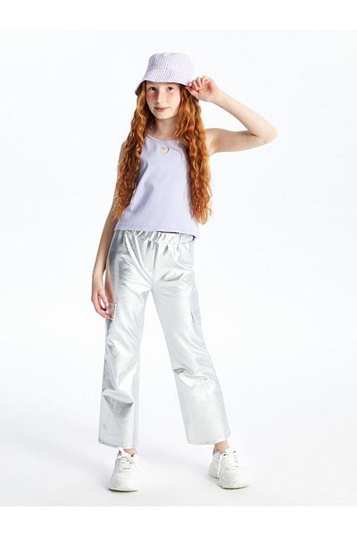 LC Waikiki LCW Kids - Girl's Hologram Detailed Elastic Waist Pants