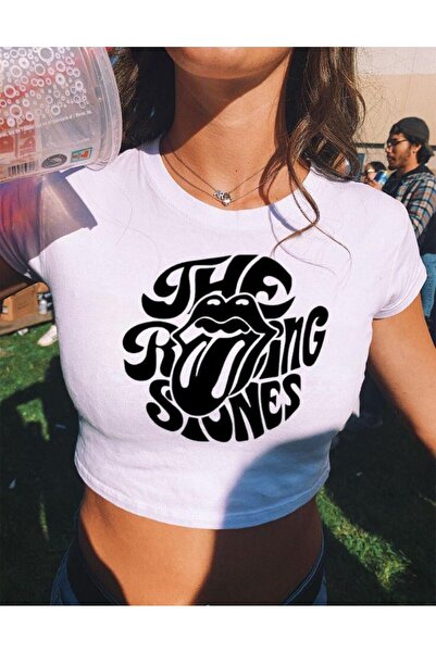 1blood Body cu mânecă scurtă cu model Rolling Stones