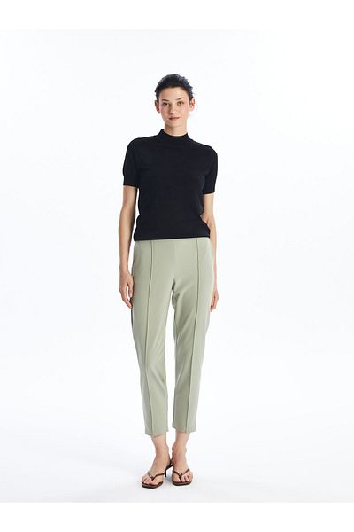 LC Waikiki Standard Fit Women's Trousers - Elastic Waist