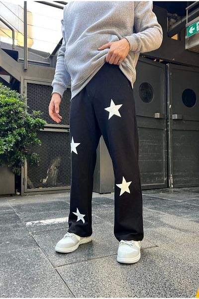 1blood Φαρδιά αθλητική φόρμα STAR PRINTED