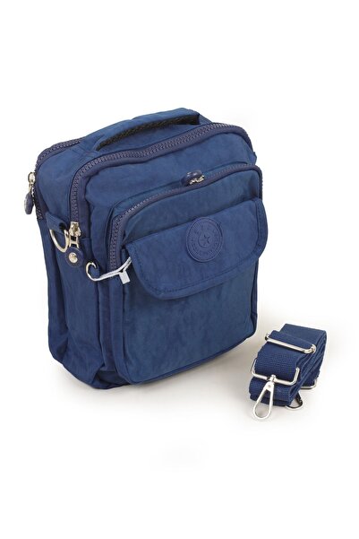 İMAKS 571 Модель з водонепроникною тканиною - Сумка через плече та ручна сумка для поштаря, темно-синя 117e