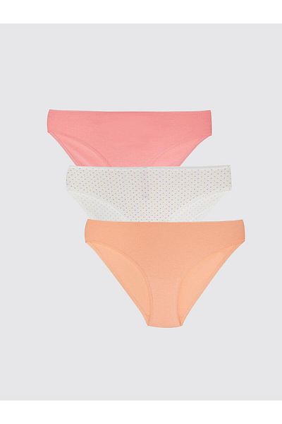 LC Waikiki Lcw Dream 3 Pack Patterned Bikini Panties
