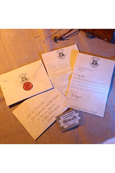 Genel Markalar Harry Potter Mektup Seti Harrypottermektup