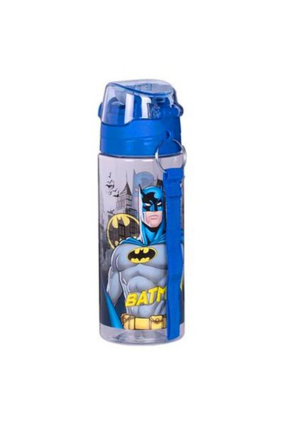 Batman Flask with Plastic Straw 500 ml