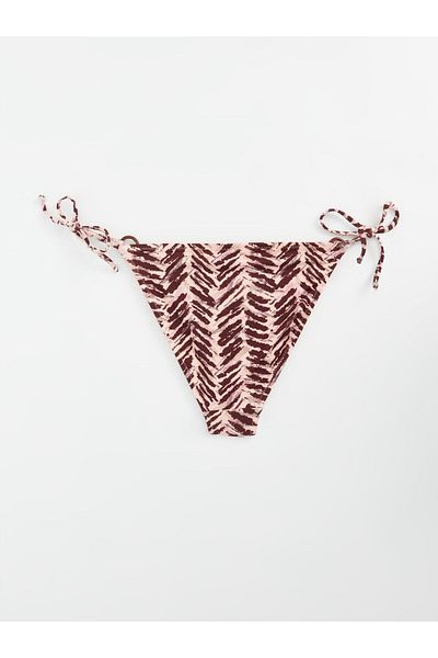 LC Waikiki Gemusterte brasilianische Bikinihose für Damen – UV-Schutz