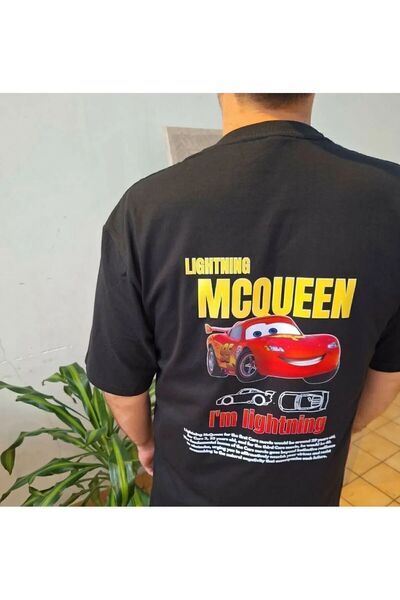 1blood Mcquenn Car Detail Oversize Unisex T-shirt