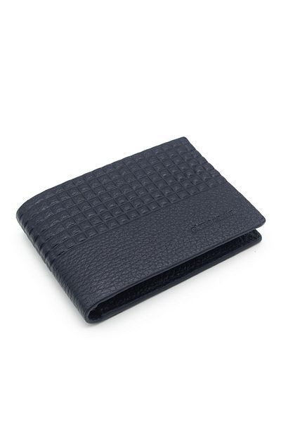 Pierre Cardin Unisex Navy Blue Leather Card Holder - 07568a38