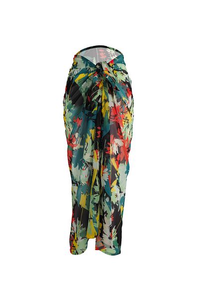 MANOTRES Festival Chiffon Pareo - Relaxed Fit