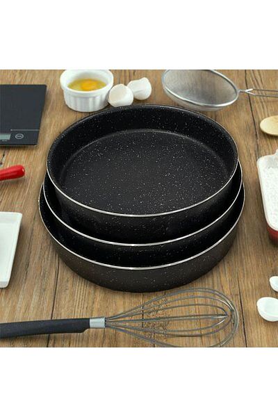 COOKCASE 28-30-32 سم طقم صواني 3 قطع