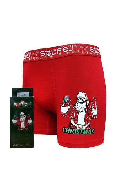SOLFEJ BOXER Solfege New Year Themed Red Color Boxer