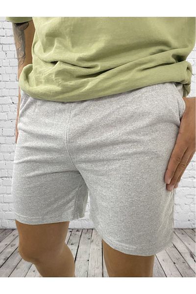 CEGGA GİYİM VE AKSESUAR Unisex απλό γκρι σορτς