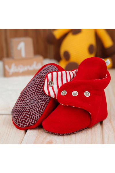 Ella Bonna Anti-Sweat Organic Cotton Lined - Anti-Slip Sole Baby Pants and First Step Home Booties