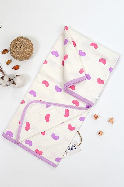 Sitilin Double Layer Natural Combed Cotton Blanket for Baby Boy and Girl - Stl6697