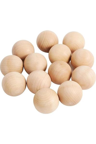 DSN Hızıroğlu Wooden Ball Sphere 20 mm (25 Pcs) (Small Size)