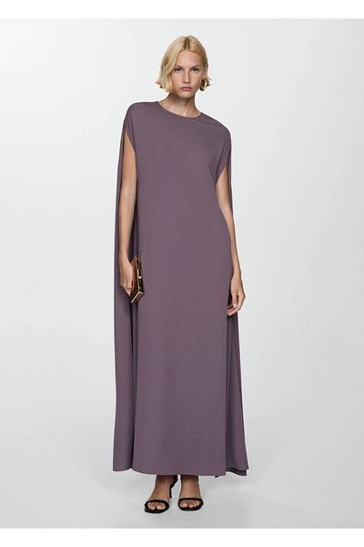 MANGO Woman Φόρεμα με σκίσιμο μανίκι