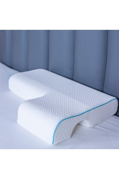 Simple. The Pillow Visco Neck Pillow with Arm Support Honeymoon PillowDouble Pillow 65*49*31*12 Cm
