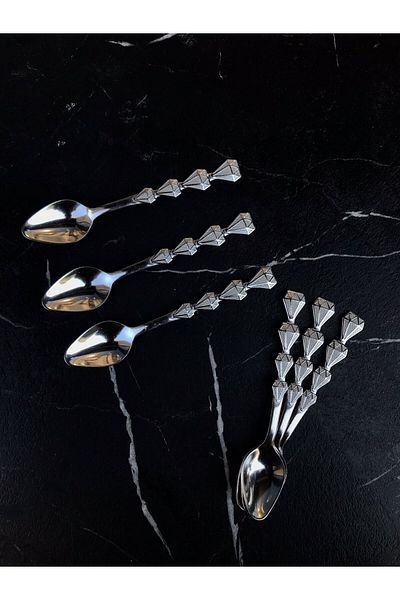Doğuş Mutfak Diamond Model 6 Stainless Steel Teaspoon