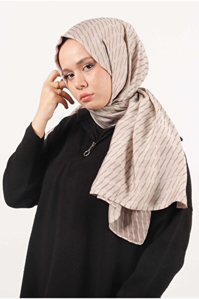 Pikas Stick Pattern Silky Viscose Shawl