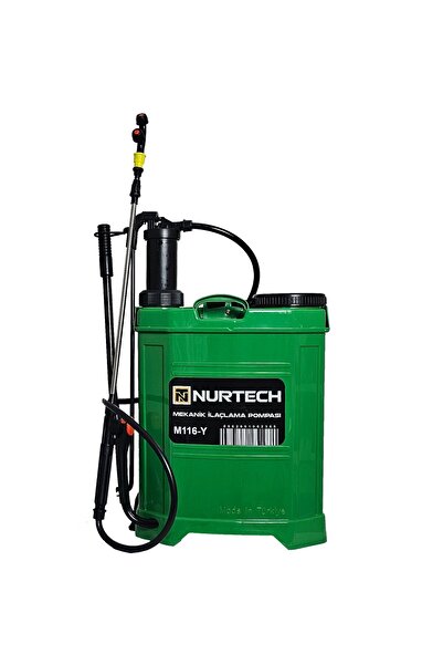 Nurtech Yenı Tasarım Ilaçlama Pompası 16litre Manuel (kollu) M116-y