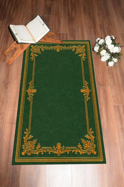 EY HOME Digital Printed Washable Floral Gift Prayer Rug Prayer Mat 70X130