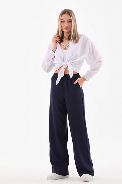 Hersteller Loose Cut Linen Blend Pants