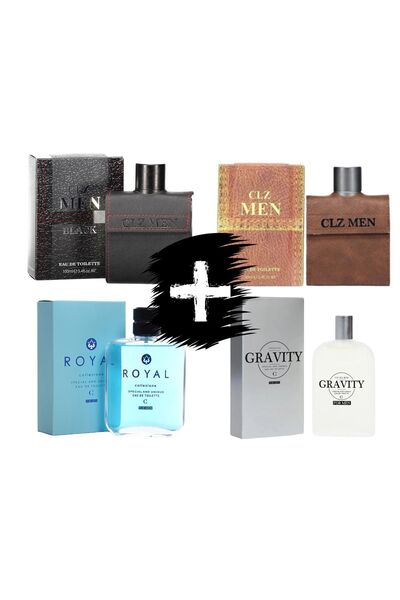 Collezione CLZ Erkek Parfüm Koleksiyonu (CLZ Men Black, CLZ Men Brown, CLZ Ro...