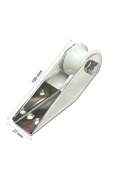 Somay Store Tekne Burun Baş Makarası Paslanmaz 27x100mm Max 10mm Ye Kadar Halat Takılabilir