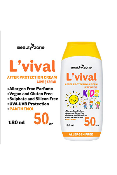Beauty Zone L'VİVAL GÜNEŞ KREMİ SPF50+ KIDS
