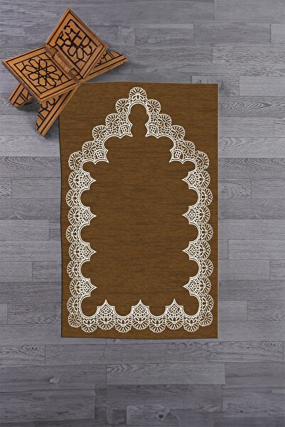 EY HOME Ψηφιακό χαλί προσευχής με τύπωμα που πλένεται με απλό και κομψό σχέδι...